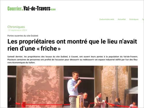 Les propriétaires ont montré que le lieu n’avait rien d’une friche