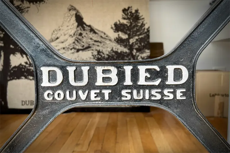 Machine à tricoter Dubied - Portes ouvertes